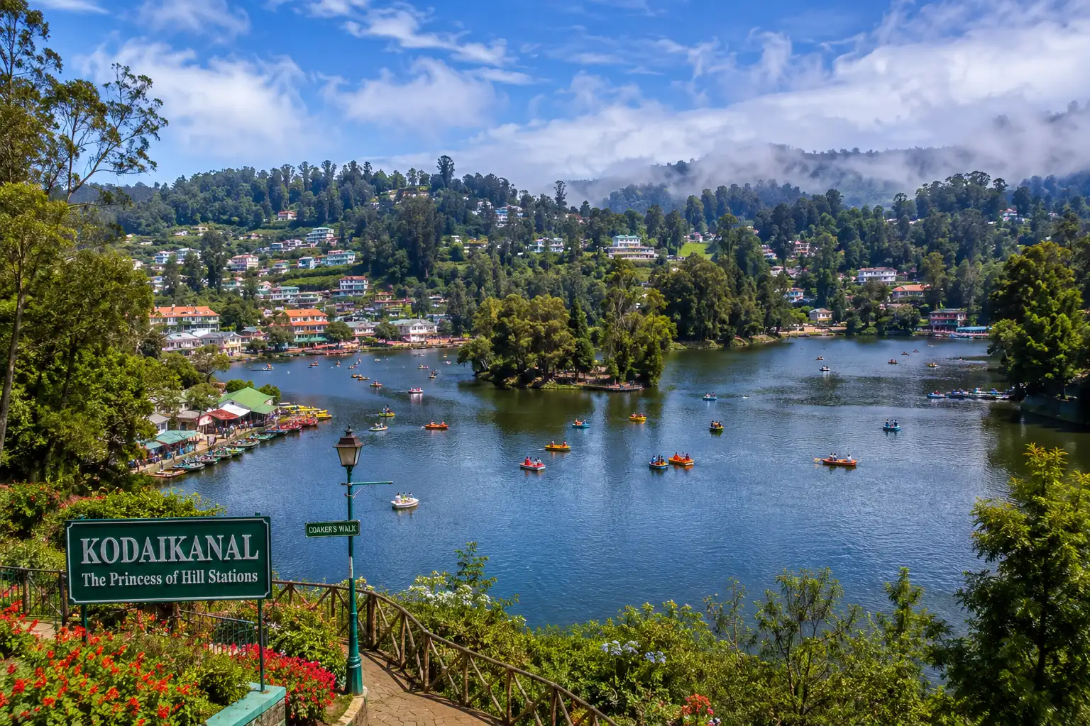 Kodaikanal lake view